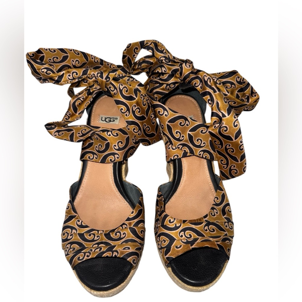 UGG Luciano Wedge black and brown